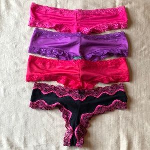 Victoria’s Secret Sexy Little Things Panties - 4 pairs